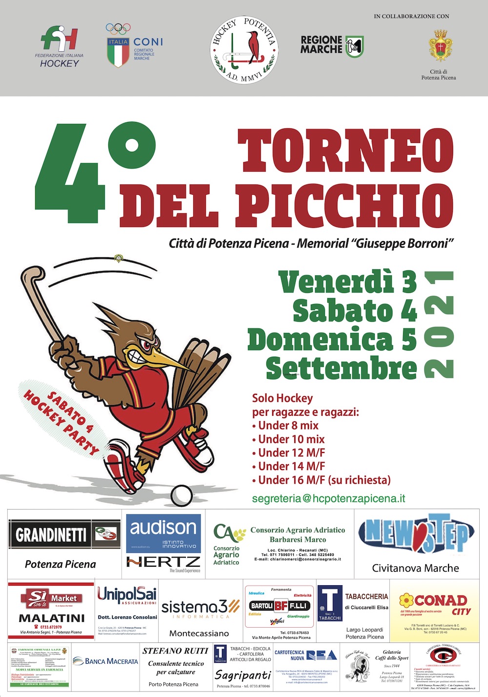 Volantino 4° Torneo Picchio sponsor copia
